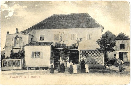 Gostilna okrog 1906 foto Šeber